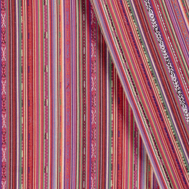 Jacquard fabrik Streifen 