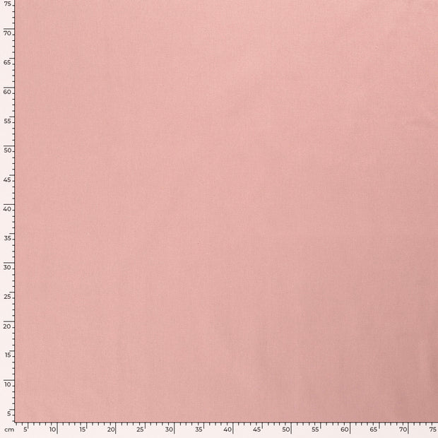 Canvas fabric Unicolour Old Pink