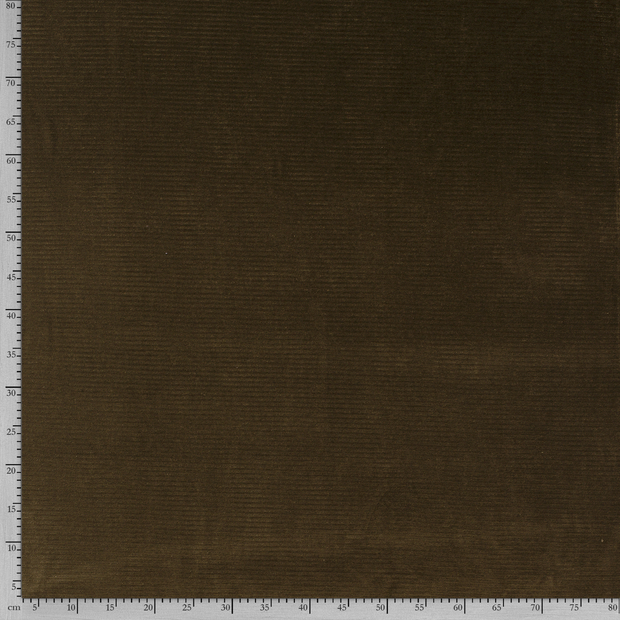 Nicky Velours Rib fabric Unicolour 