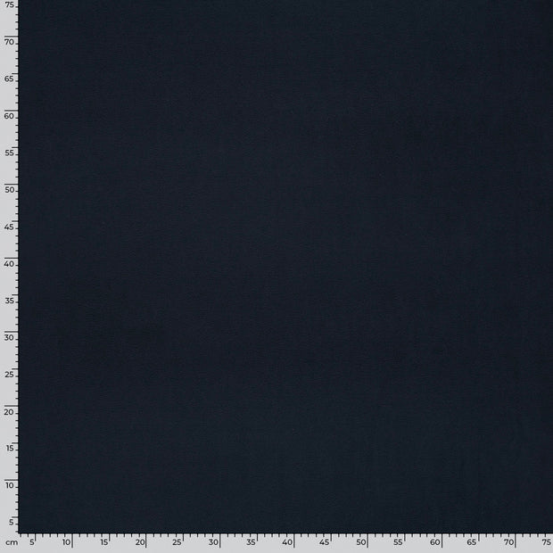 Microfleece fabric Unicolour Navy