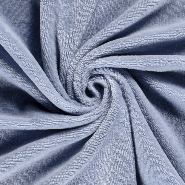 Bamboo Fleece fabric Unicolour Baby Blue