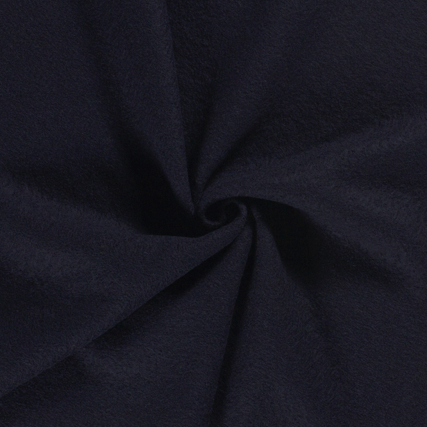 Chiffon en laine tissu Bleu Marine 