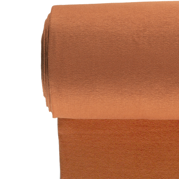 Cuff Material 2x2 fabric Unicolour Brique