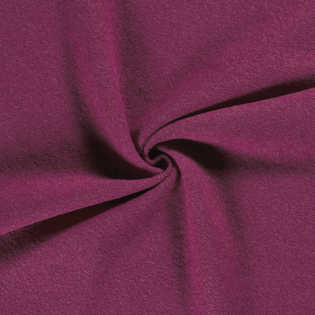 Wool Boucle fabric Fuchsia 