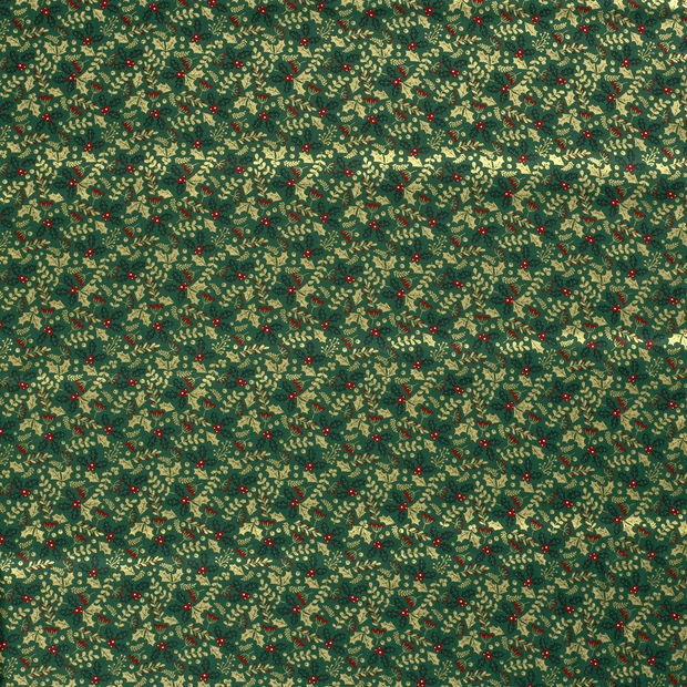 Cotton Poplin fabric Green 