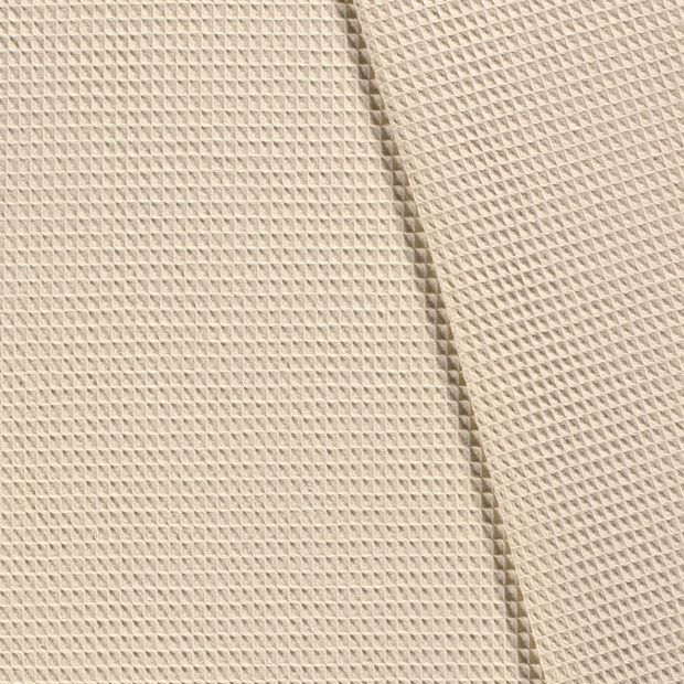 Waffle piqué fabric Unicolour 