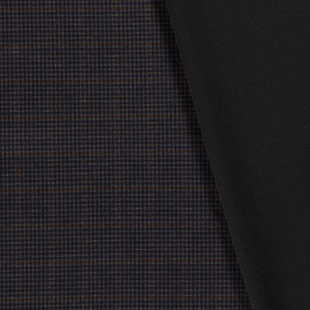 Punta di Roma fabric Checks Cobalt
