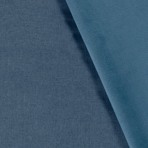 Softshell fabric Melange Indigo