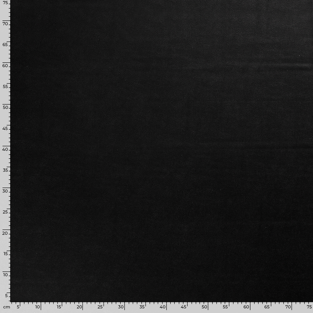Artificial Leather fabric Unicolour Black