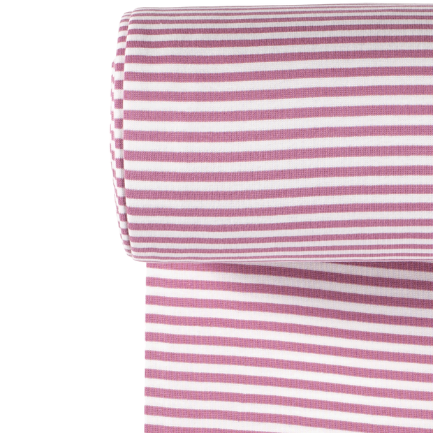Cuff fabric Stripes Old Pink