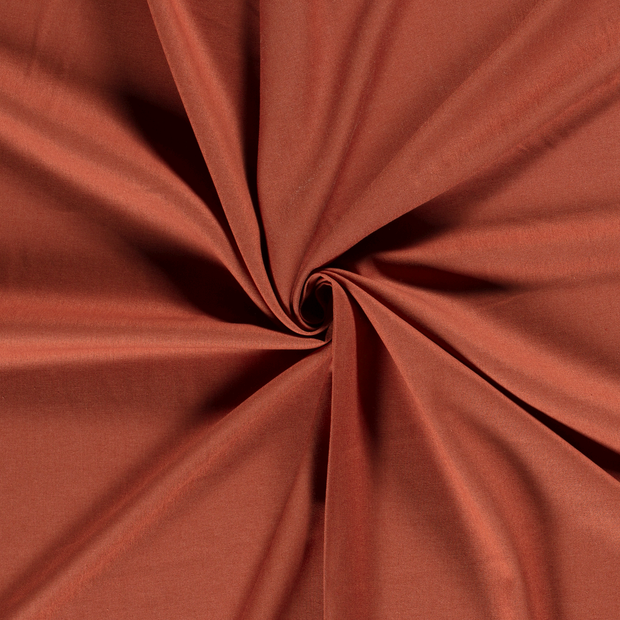 Woven Viscose Linen fabric Brique 