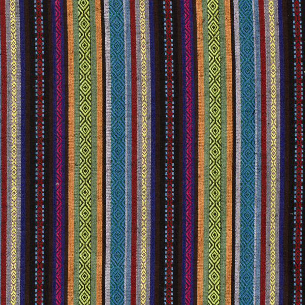Jacquard fabric Stripes Multicolor