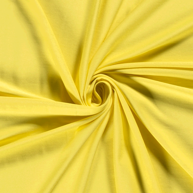 Viscosa Jersey tela Unicolor Amarillo