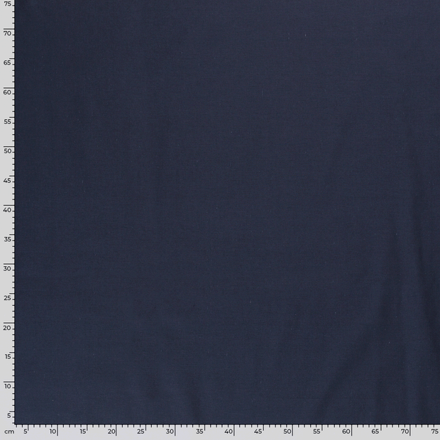 Cretonne fabric Unicolour Navy