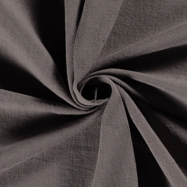 Ramie Linen fabric Unicolour Grey