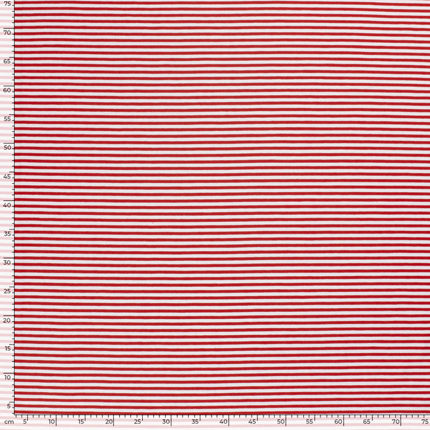 Baumwolle Jersey Yarn Dyed fabrik Streifen Rot