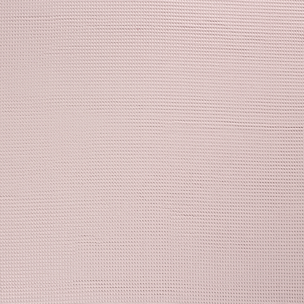 Waffle piqué fabric Light Pink matte 