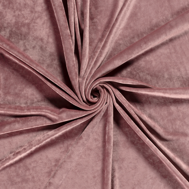 Velvet fabric Old Pink 