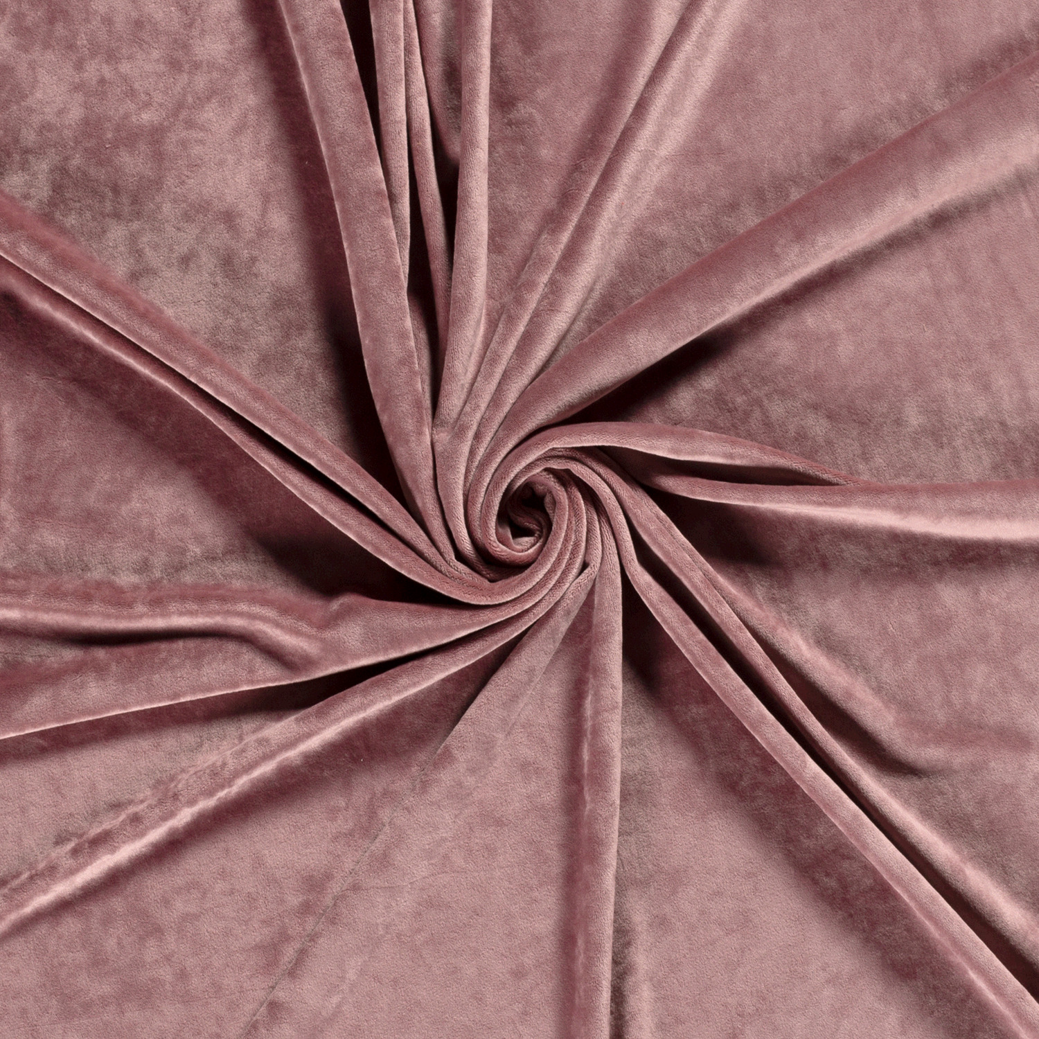 Tela de terciopelo Unicolor Rosa antiguo, Telas al por mayor