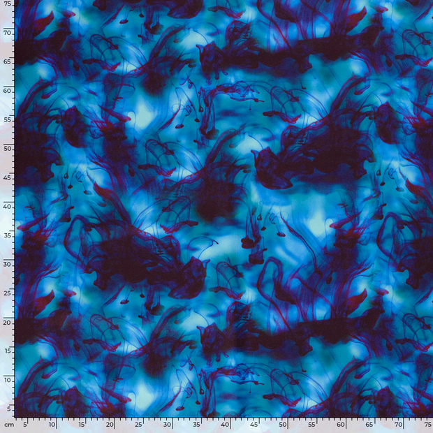 Sportswear Jersey fabric Abstract Aqua