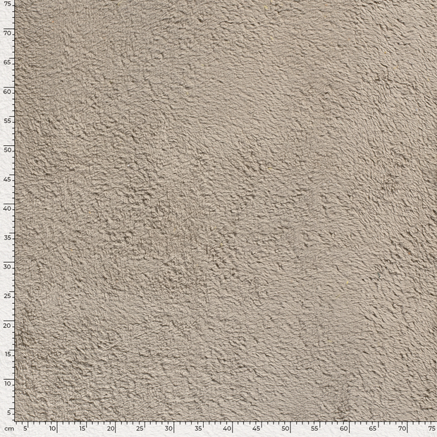 Teddy fabric Unicolour Beige