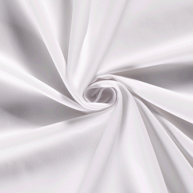 Gabardine fabric Unicolour Optical White