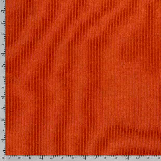 Heavy Knit stof Kabelstof Brique