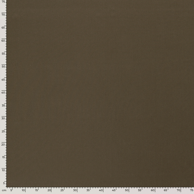 Gabardine tissu Unicolore Marron