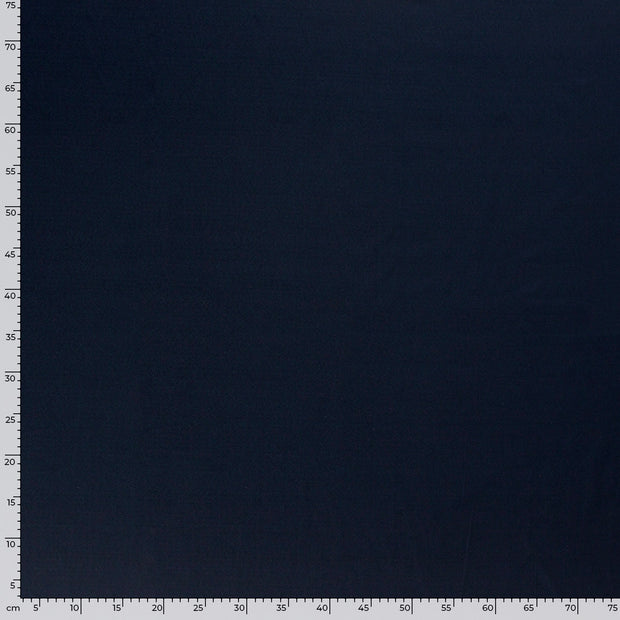 Satin Stretch fabric Unicolour Navy