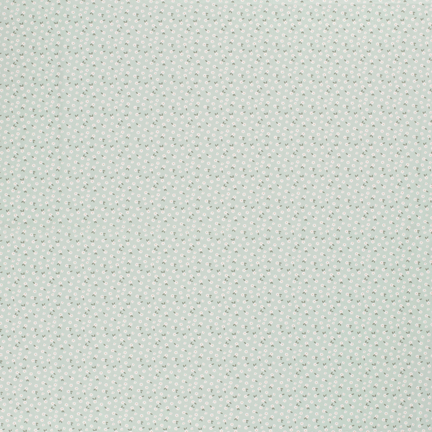 Cotton Poplin fabric Mint matte 