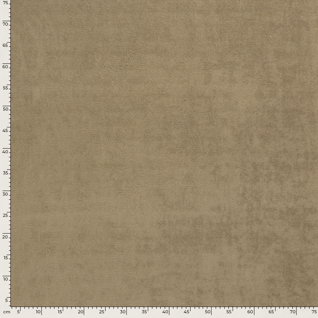 Stretch terry fabric Unicolour Beige