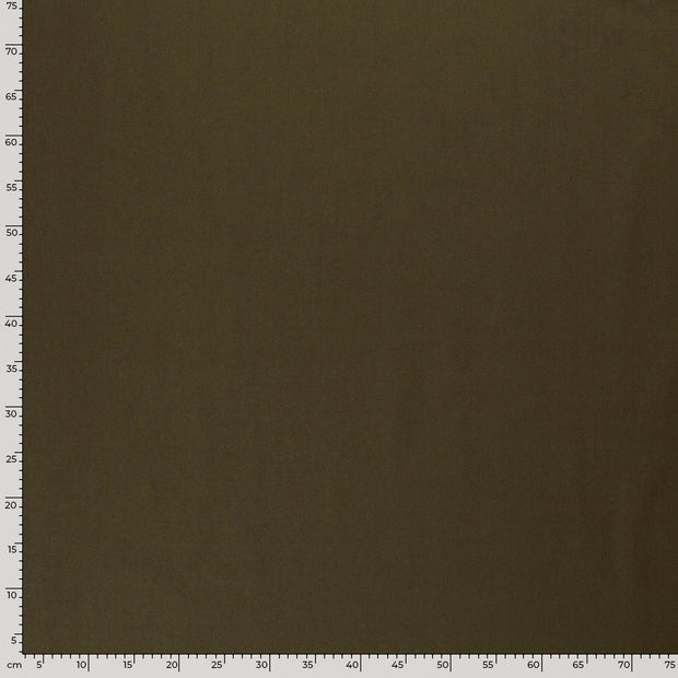 Canvas fabric Unicolour Khaki Green