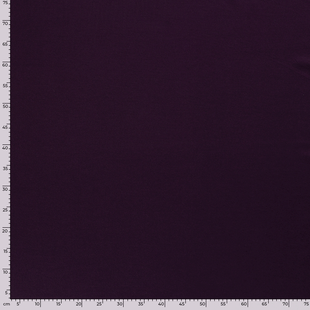 Milano tissu Unicolore Aubergine