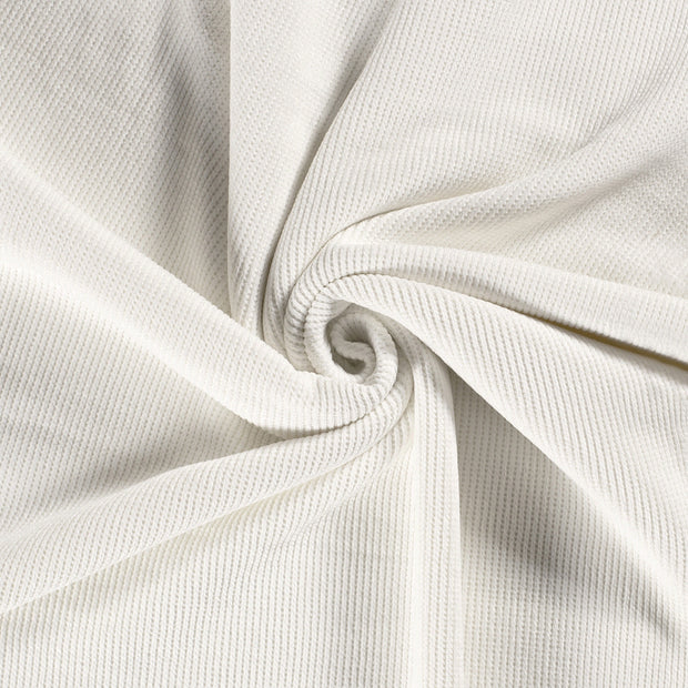 Heavy Knit tissu Blanc cassé matelassée 