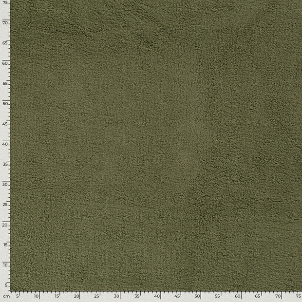 Sherpa Fleece tela Unicolor Forest Green