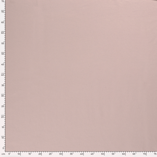 French Terry GOTS organic fabric Unicolour Light Pink