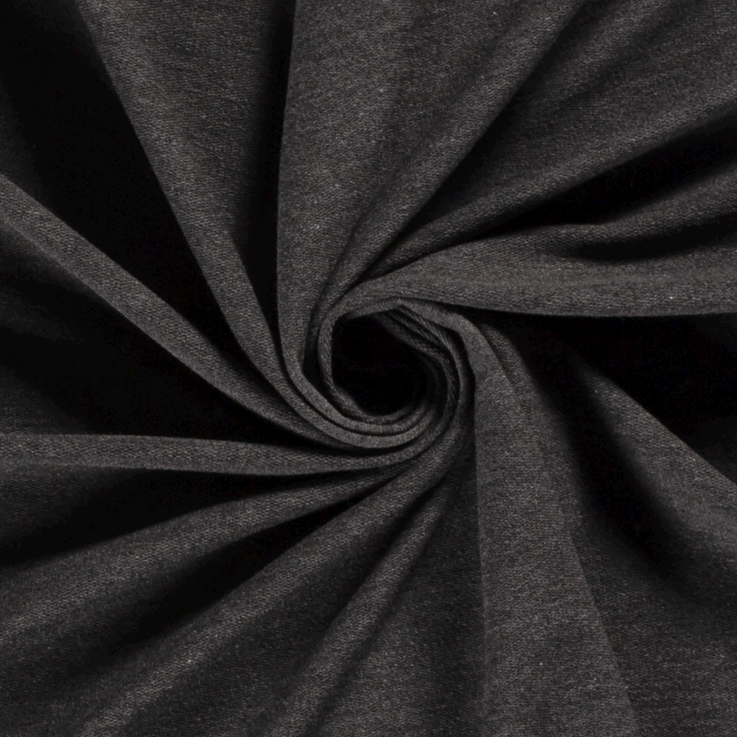 French Terry fabric Melange Dark Grey | Wholesale fabrics