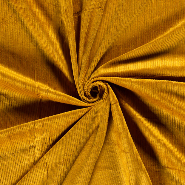 Jumbo Cord Stretch 6w fabric Oker 
