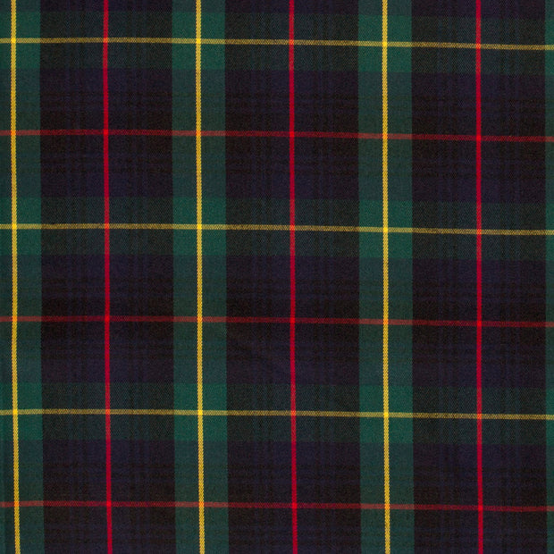 Gabardine fabric Checks Dark Green