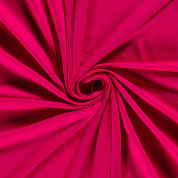 Viscose Jersey fabric Unicolour Fuchsia