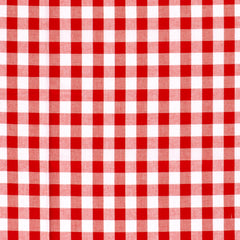 Katoen Poplin garengeverfd Ruiten Rood