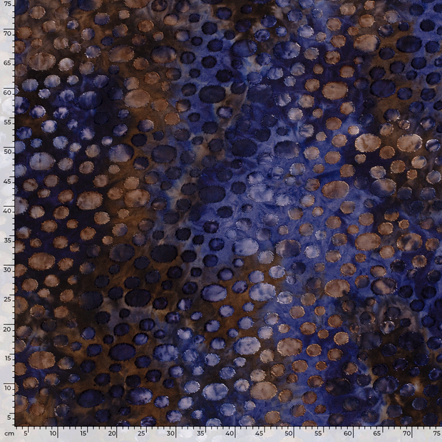 Burnout Jacquard fabric Tie Dye Navy