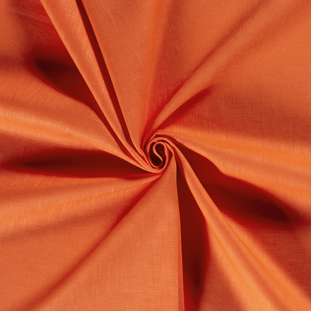 Ramie Lin tissu Orange 