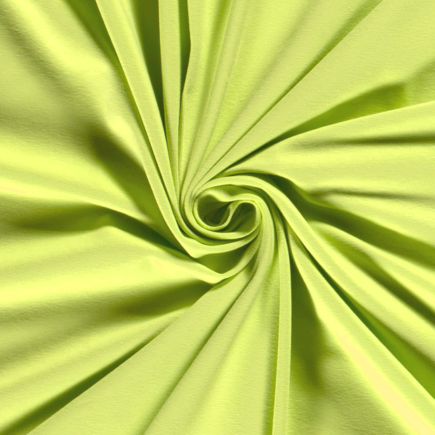 Cotton Jersey fabric Unicolour Lime Green