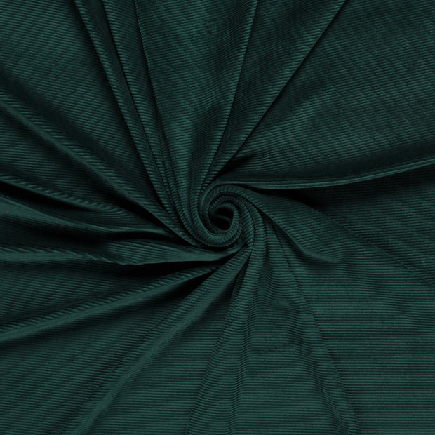 Nicky Velours Rib fabric Dark Green 