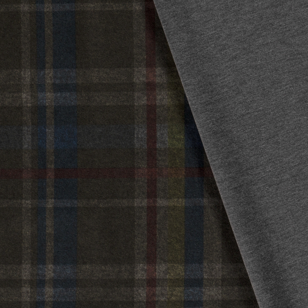 Punta di Roma fabric Checks Beige