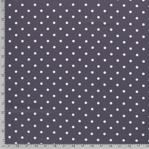 Cotton Jersey fabric Dots printed 