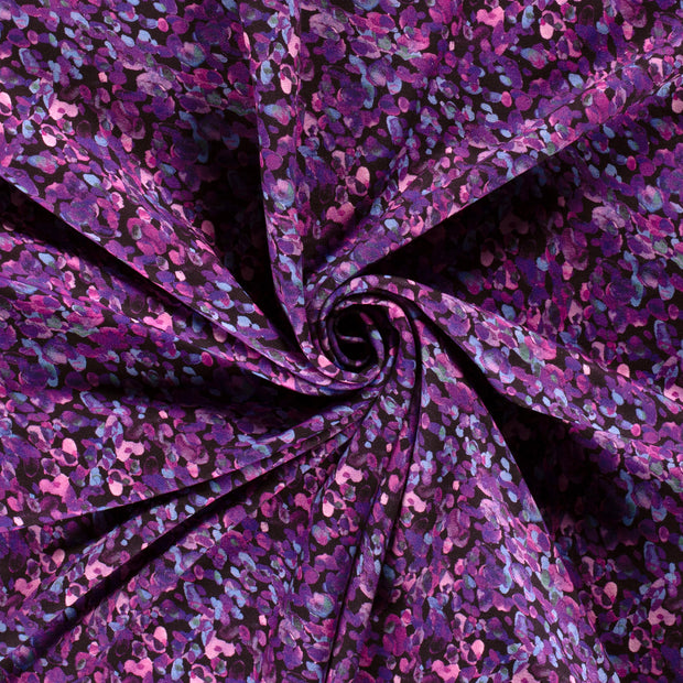 Jogging fabric Purple digital printed 