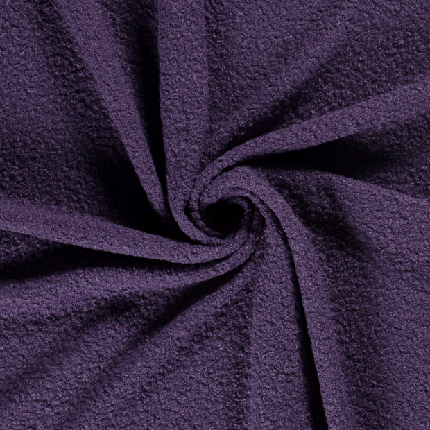 Bouclé fabric Carbon 