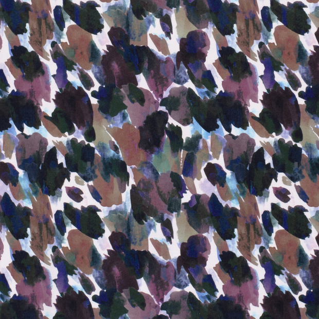 Sportswear Jersey stof Luipaarden Zwart